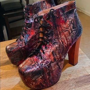 Jeffrey Campbell Purple Metallic Lita